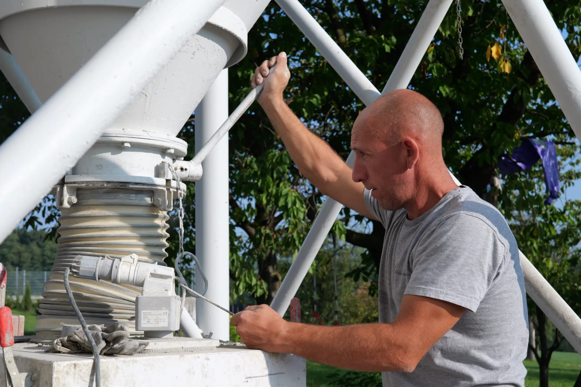 Glösmann Georg am Filmset